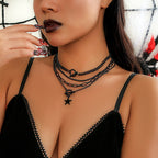 Layered Toggle Pendant Necklace - Zinc Alloy, 4 Styles - alternate view 8