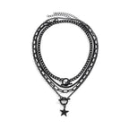 Layered Toggle Pendant Necklace - Zinc Alloy, 4 Styles - alternate view 6